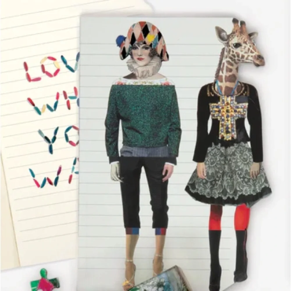 Christian Lacroix Heritage Collection Love Who You Want Die-Cut Notebook, NWT